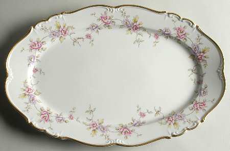 Delphine 17" Oval Serving Platter