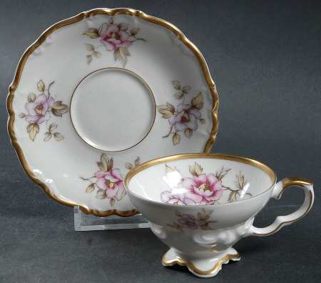 Delphine Footed Demitasse Cup & Saucer Set