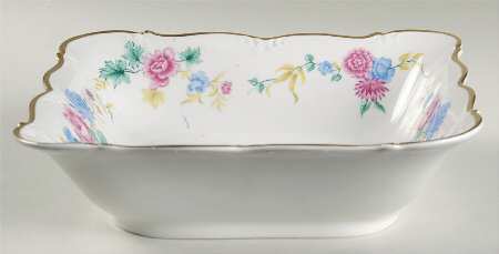 Dresden Garland 9" Square Vegetable Bowl