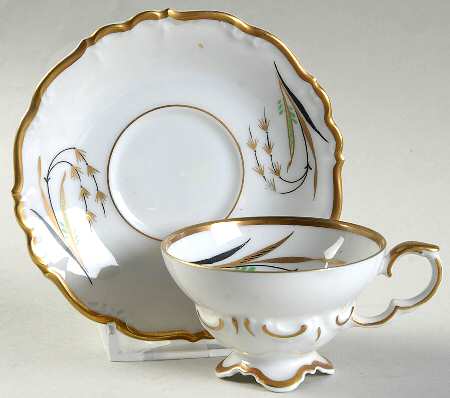 Eldorado White Footed Demitasse Cup & Saucer Set