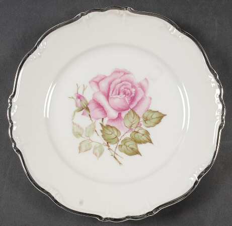 Empire Rose Salad Plate