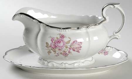 Florette Gravy Boat with Attached Underplate