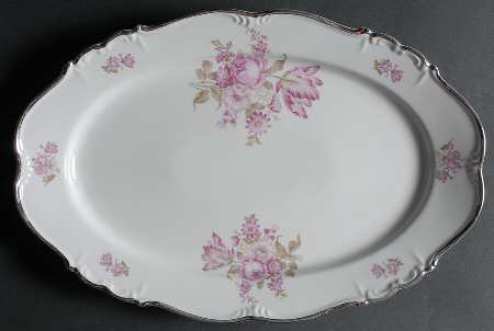 Florette 15" Oval Serving Platter