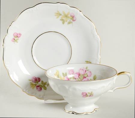 Florida Footed Cup & Saucer Set