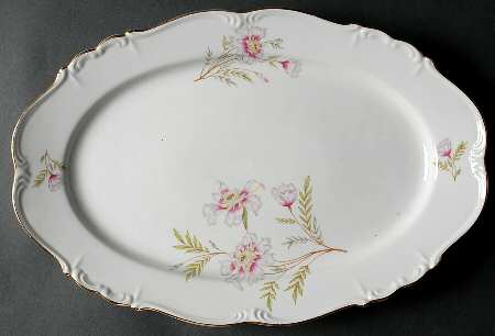 Gardenia 15" Oval Serving Platter