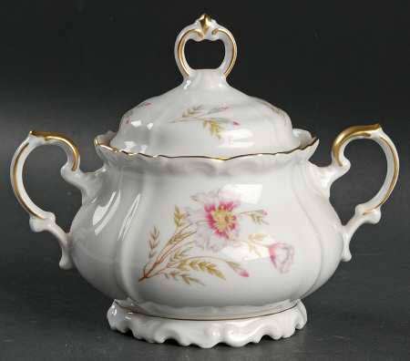 Gardenia Sugar Bowl & Lid