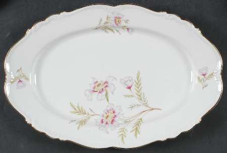 Gardenia 13" Oval Serving Platter