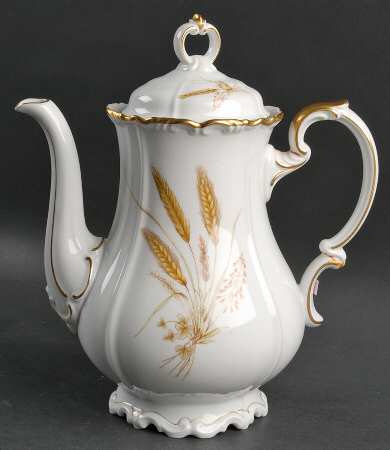Golden Wheat Coffee Pot & Lid