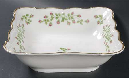 Hedgerose 8" Square Vegetable Bowl