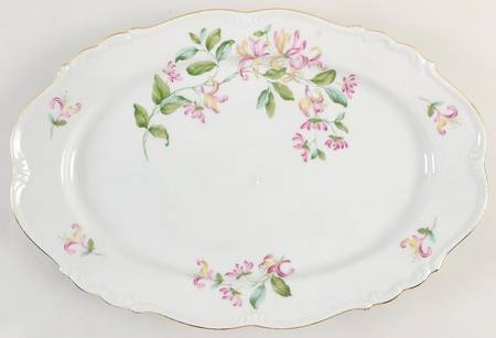 Honeysuckle 15" Oval Serving Platter