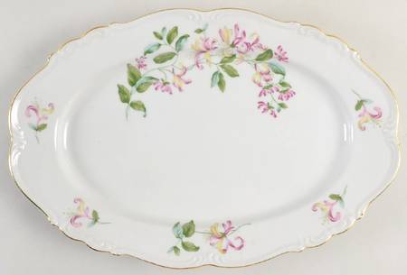 Honeysuckle 13" Oval Serving Platter