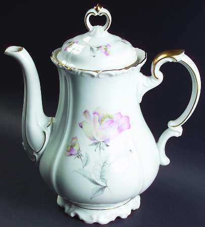 Irish Rose Coffee Pot & Lid