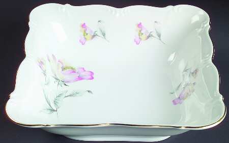 Irish Rose 8" Square Vegetable Bowl