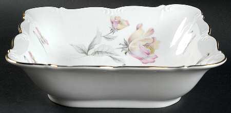 Irish Rose 9" Square Vegetable Bowl
