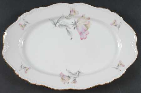 Irish Rose 13" Oval Serving Platter