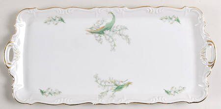 Lily of The Valley Large Sandwich Tray
