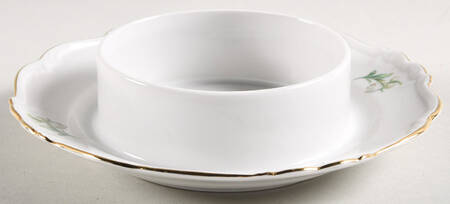Lily of The Valley Round Butter No Lid