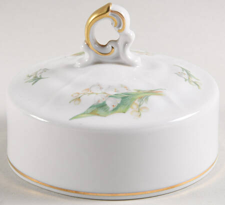 Lily of The Valley Lid for Round Butter