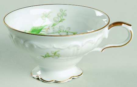 Lily of The Valley Footed Cup