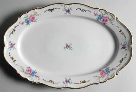 Luisa 15" Oval Serving Platter