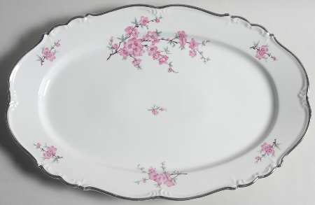 Madam Butterfly 16" Oval Serving Platter