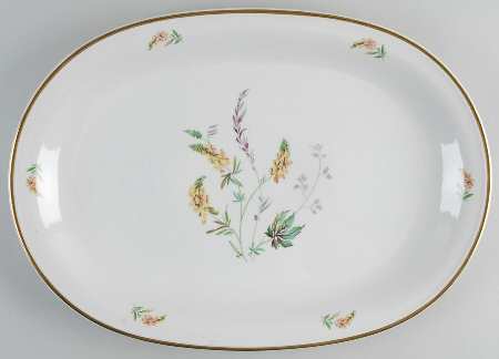 Malverne 15" Oval Serving Platter
