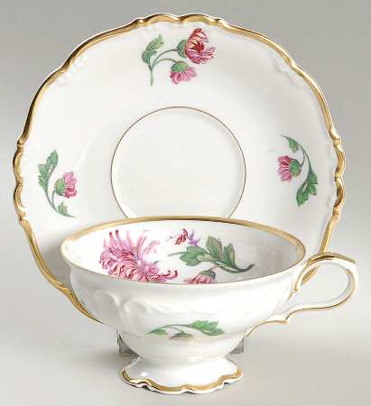 Mancoe Footed Cup & Saucer Set