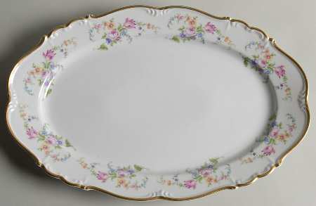 Margareta 15" Oval Serving Platter