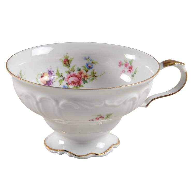 Meissen Floral Footed Cup