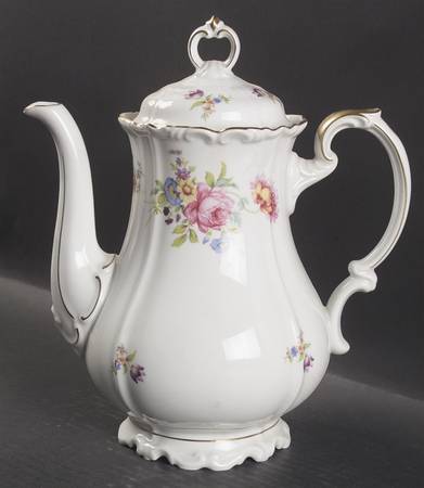 Meissen Floral Coffee Pot & Lid