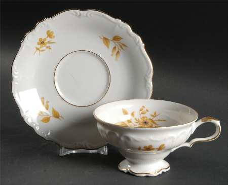Mira Monte Footed Cup & Saucer Set