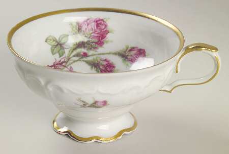 Moss Rose Footed Cup
