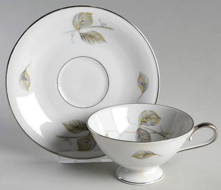 Normandy Footed Cup & Saucer Set