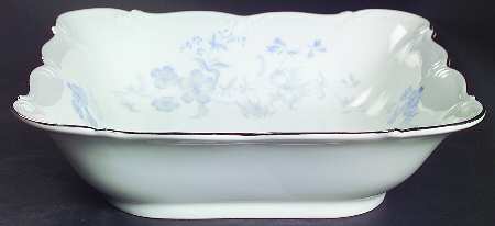 Ocean Blue 9" Square Vegetable Bowl