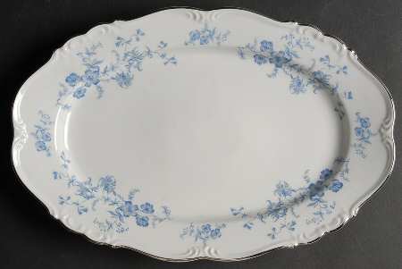 Ocean Blue 13" Oval Serving Platter