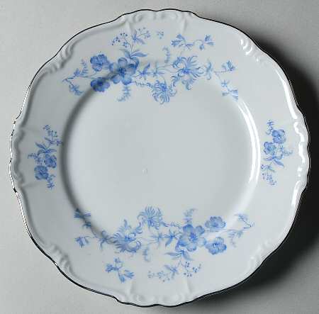 Ocean Blue Salad Plate