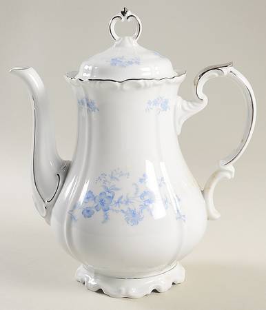 Ocean Blue Coffee Pot & Lid