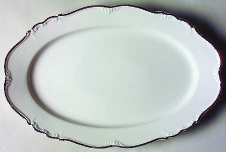 Platin Tasco 15" Oval Serving Platter