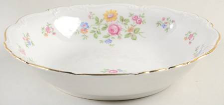 Queen's Rose (Cream Background) Coupe Soup Bowl