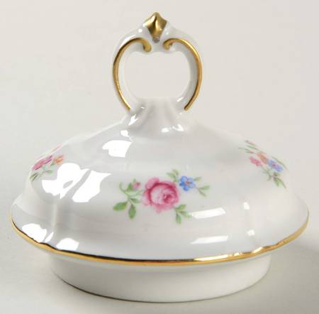 Queen's Rose (Cream Background) Lid for Sugar Bowl