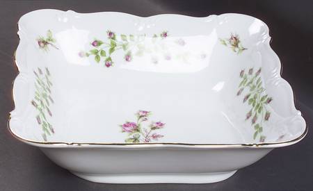 Rosebud 8" Square Vegetable Bowl