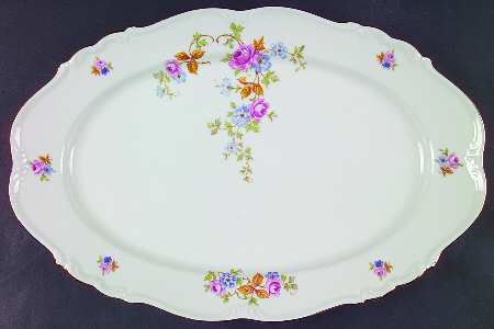 Silvia 15" Oval Serving Platter