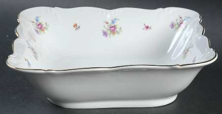 Springtime 9" Square Vegetable Bowl
