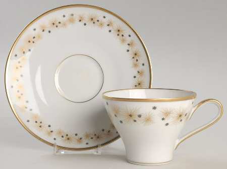 Starlight Flat Cup & Saucer Set
