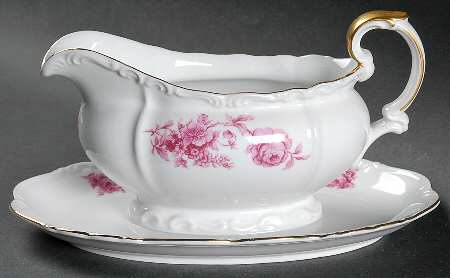 Strasbourg Gravy Boat with Attached Underplate