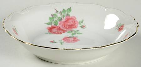 Three Roses Coupe Soup Bowl