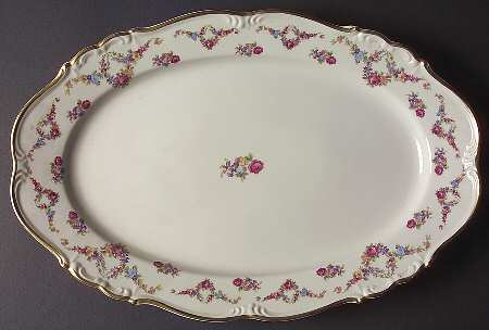 Victoria 15" Oval Serving Platter
