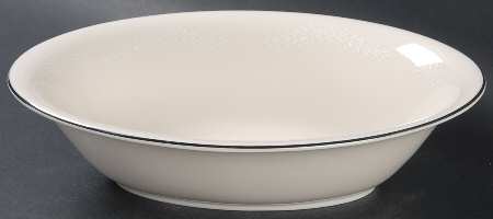 Bridal Veil 9" Oval Vegetable Bowl