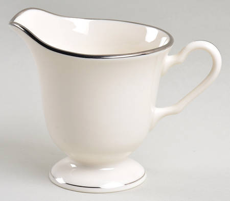 Classic Off White (Platinum Trim) Creamer