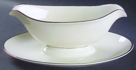 Engagement Gravy Boat with Attached Underplate